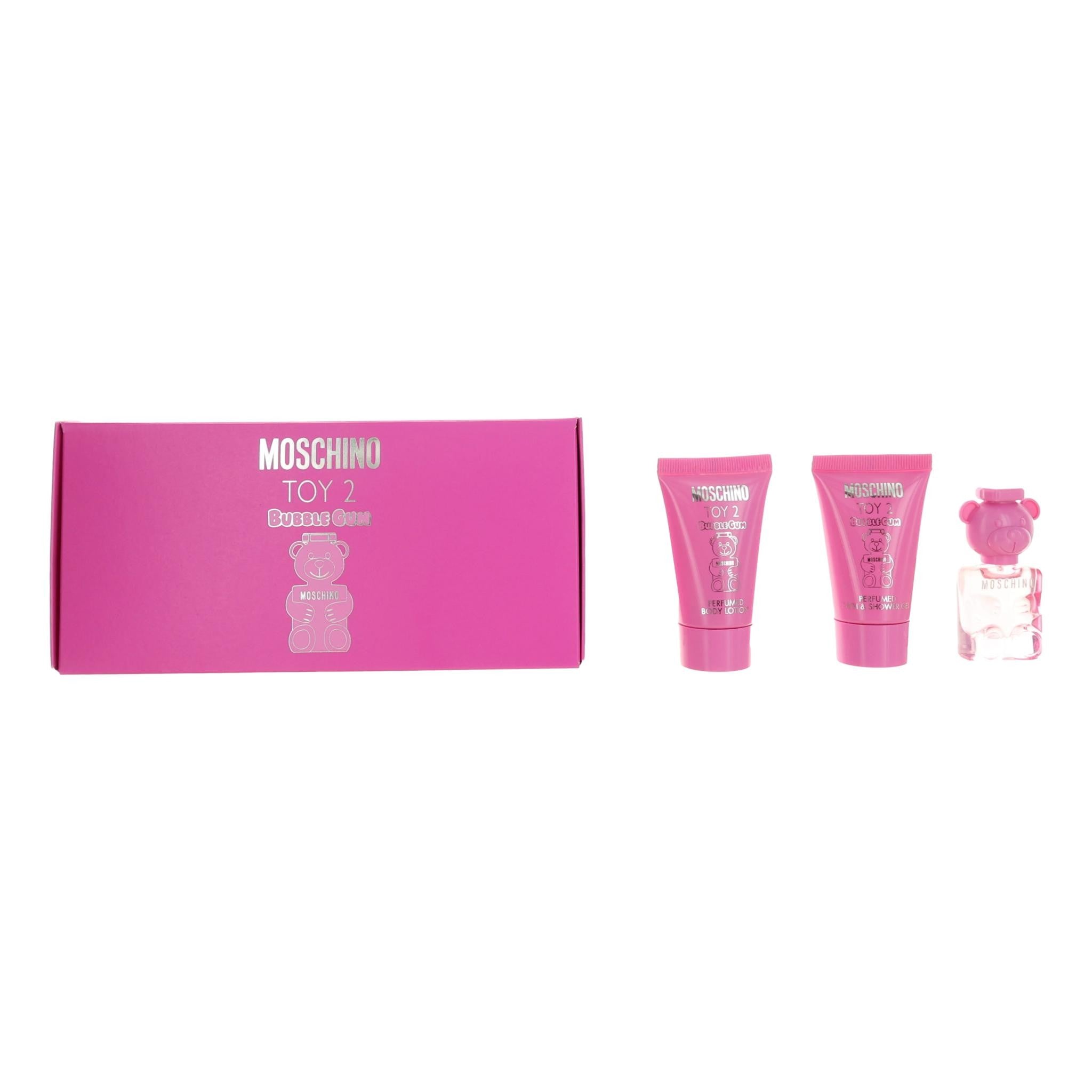 Photo of Moschino Toy 2 Bubble Gum by Moshino, 3 Piece Mini Set for Women